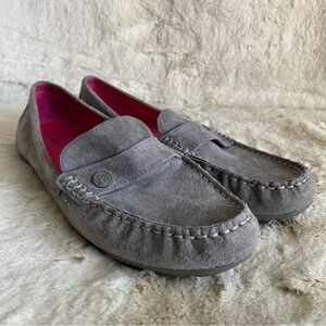 G. H. Bass Suede Moccasin Style Slip On Loafers Flats